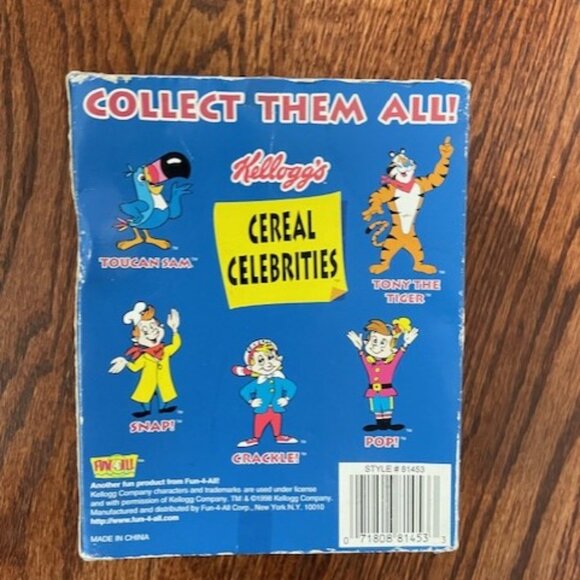 Tony The Tiger Kellogg's Cereal Celebrities 1998 Figure NIB - Picture 4 of 7